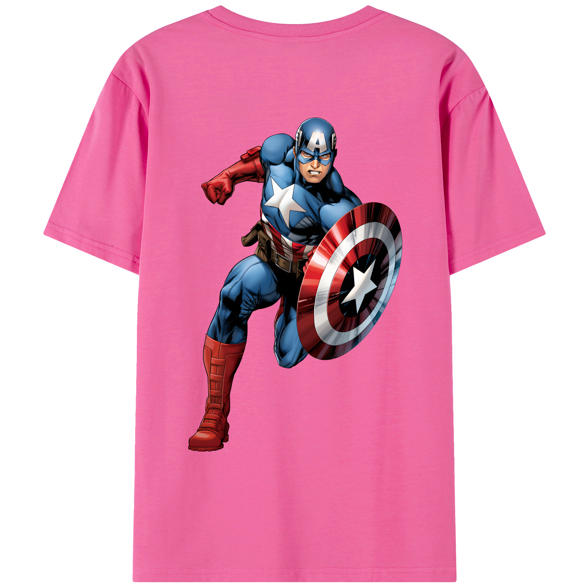 （画像用） アベンジャーズ The Avengers レディース半袖Tシャツ(バックプリント)